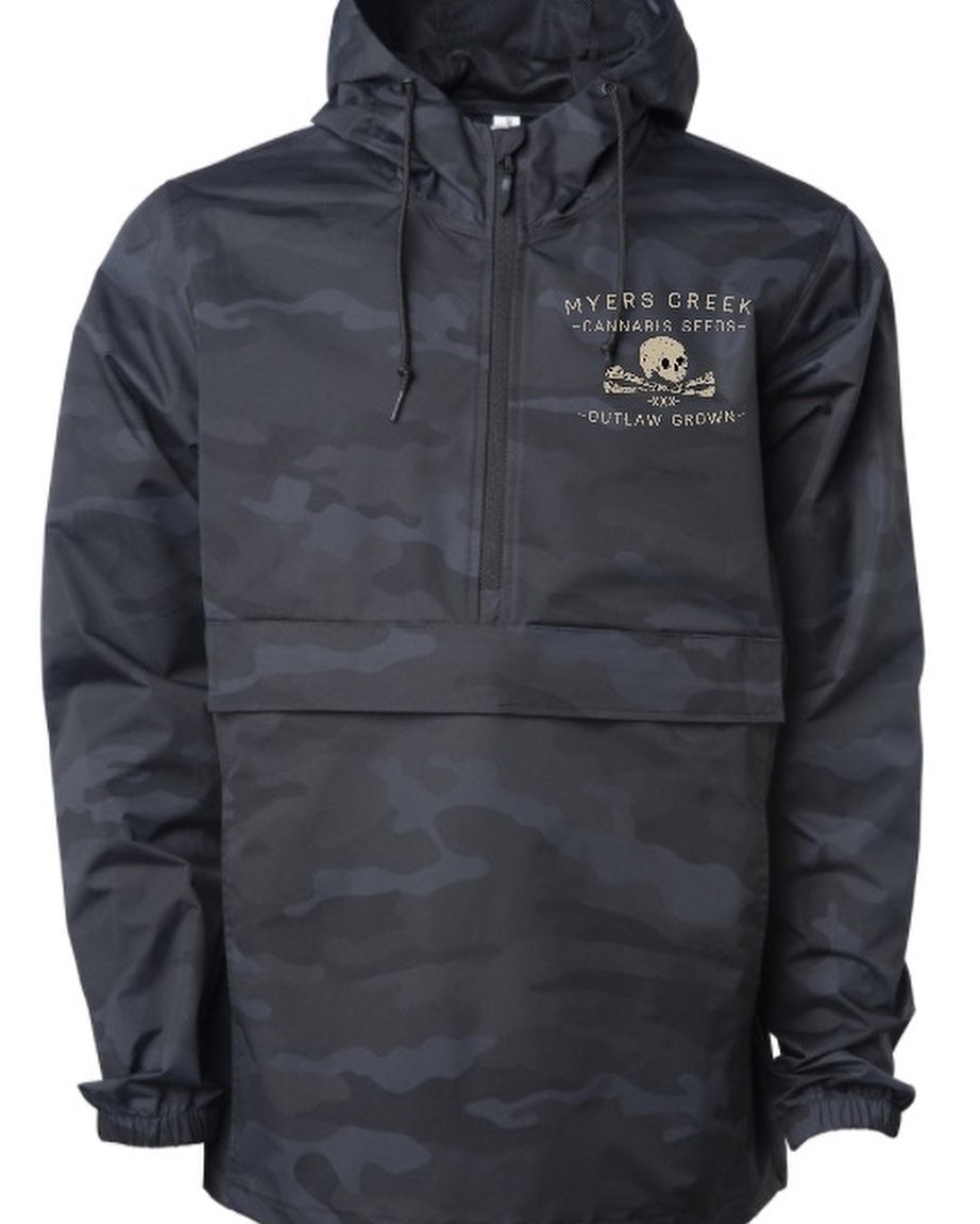 Myers Creek Black Camouflage Anorak Jacket