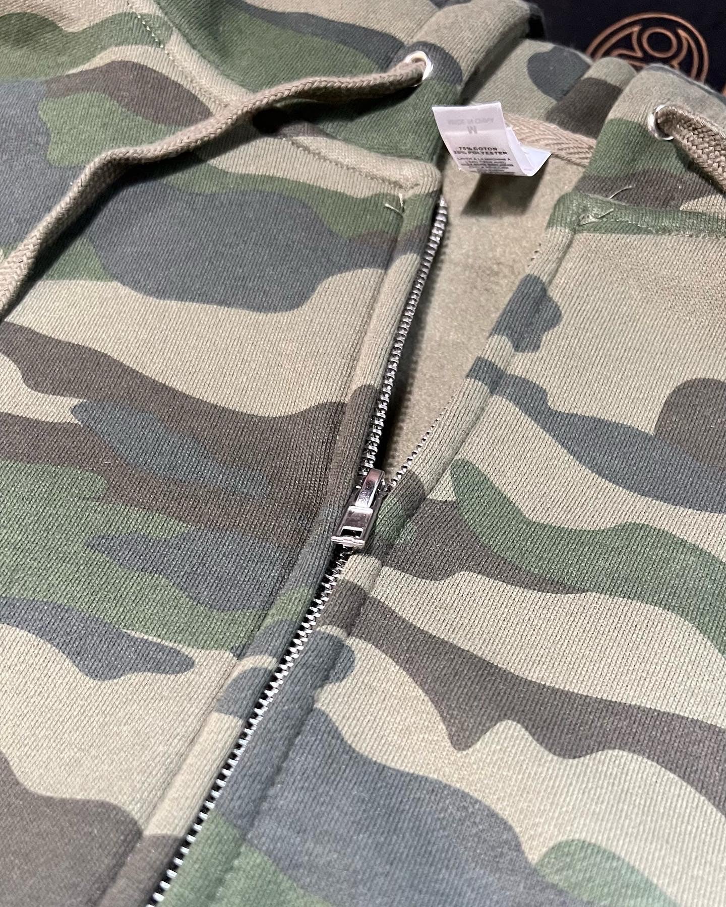 Myers Creek Camouflage Zip Up Hoodie