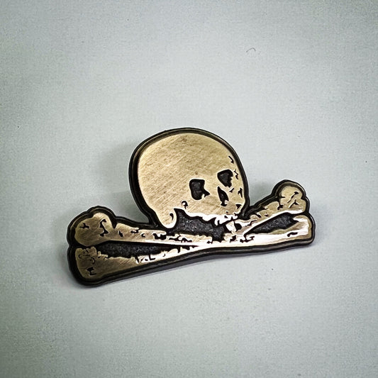 Myers Creek Skull and Crossbones Pin