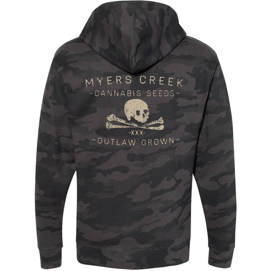 Myers Creek Black Camouflage Pullover